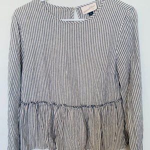 Universal thread peplum top